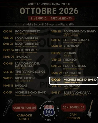 Locandina: Michele Biondi Band
