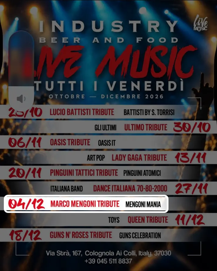 Locandina: Marco Mengoni Tribute