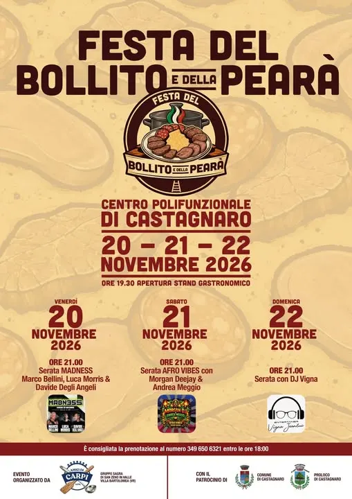 Locandina: Festa del Bollito e della Peara