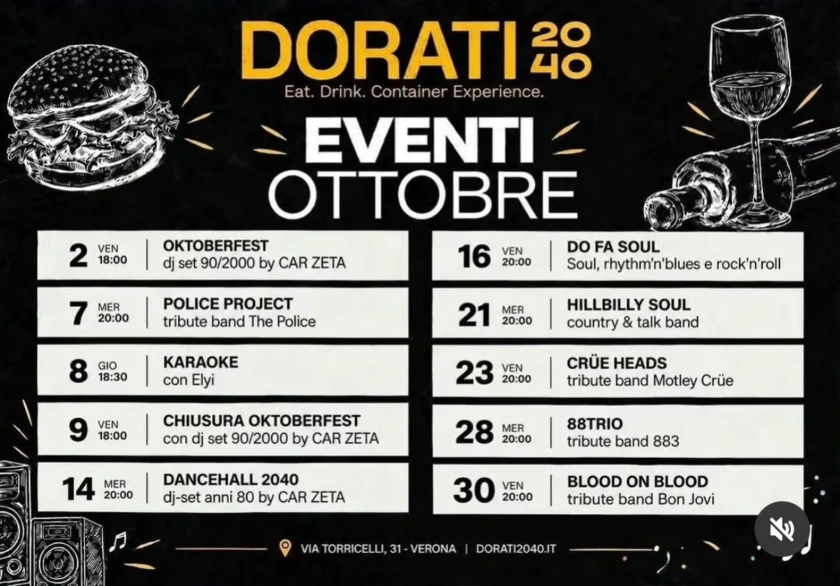 Locandina: Dorati 2040 – eventi di ottobre