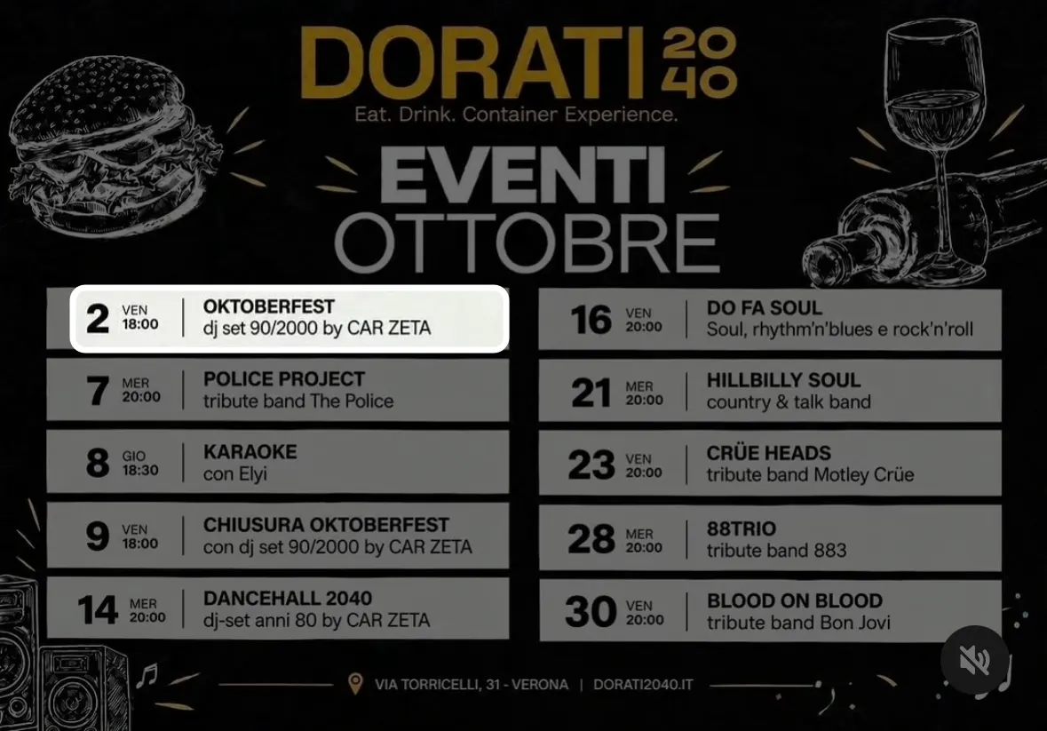 Locandina: Oktoberfest – dj set 90/2000