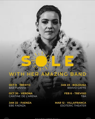 Locandina: SOLE with her amazing band