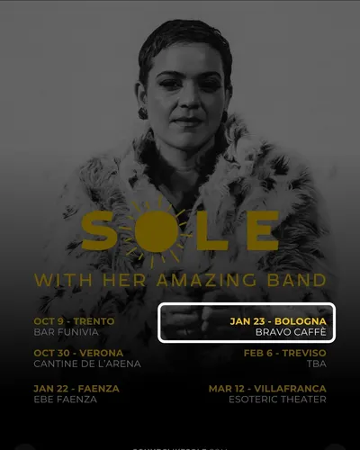 Locandina: SOLE with her amazing band - Bologna