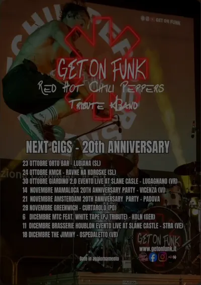 Locandina: Get On Funk @ MTC feat. White Tape (PJ Tribute)