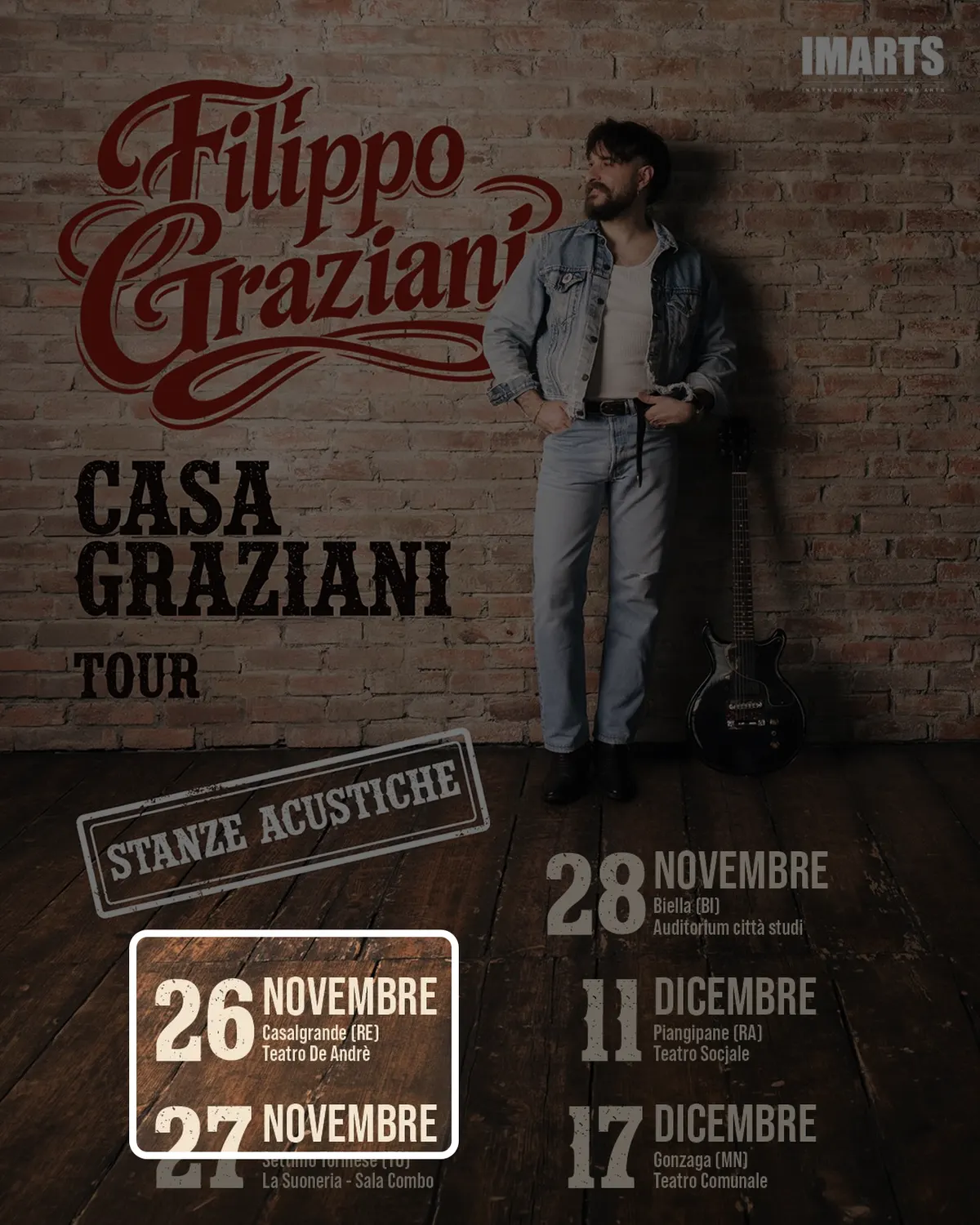 Locandina: Casa Graziani – Stanze acustiche, Casalgrande