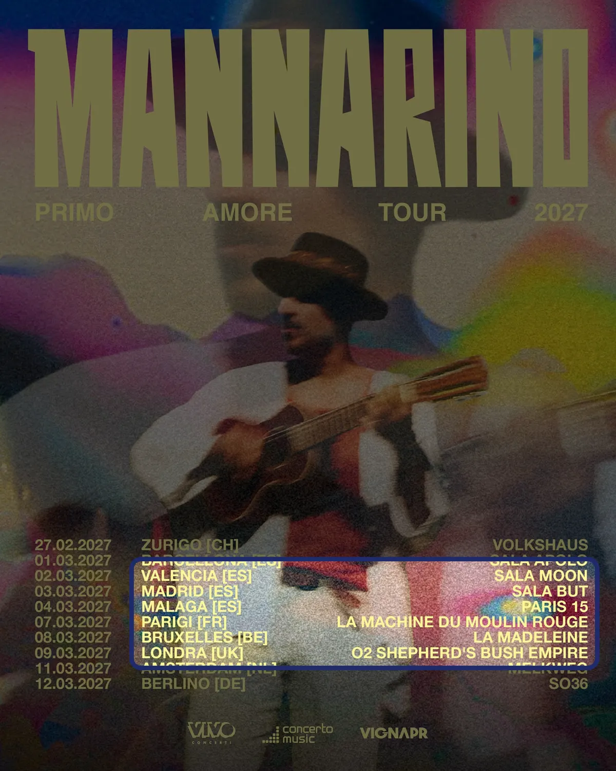 Locandina: Mannarino – Valencia