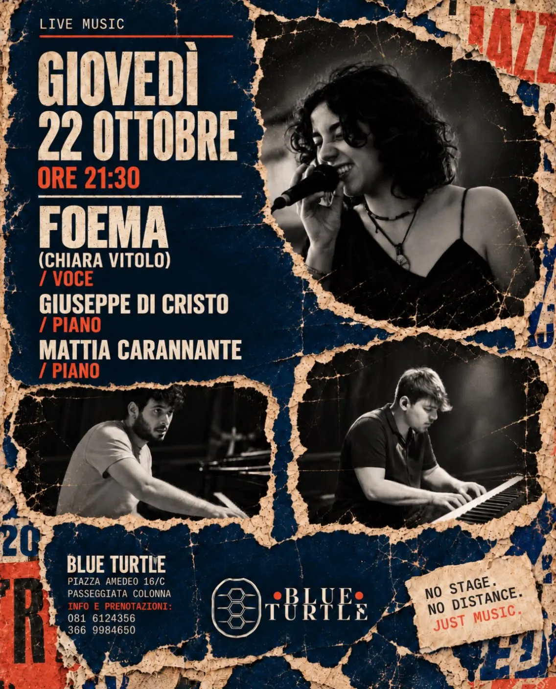 Locandina: Foema (Chiara Vitolo) live al Blue Turtle
