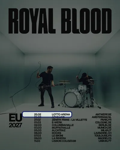 Locandina: Royal Blood – Lotto Arena, Antwerp