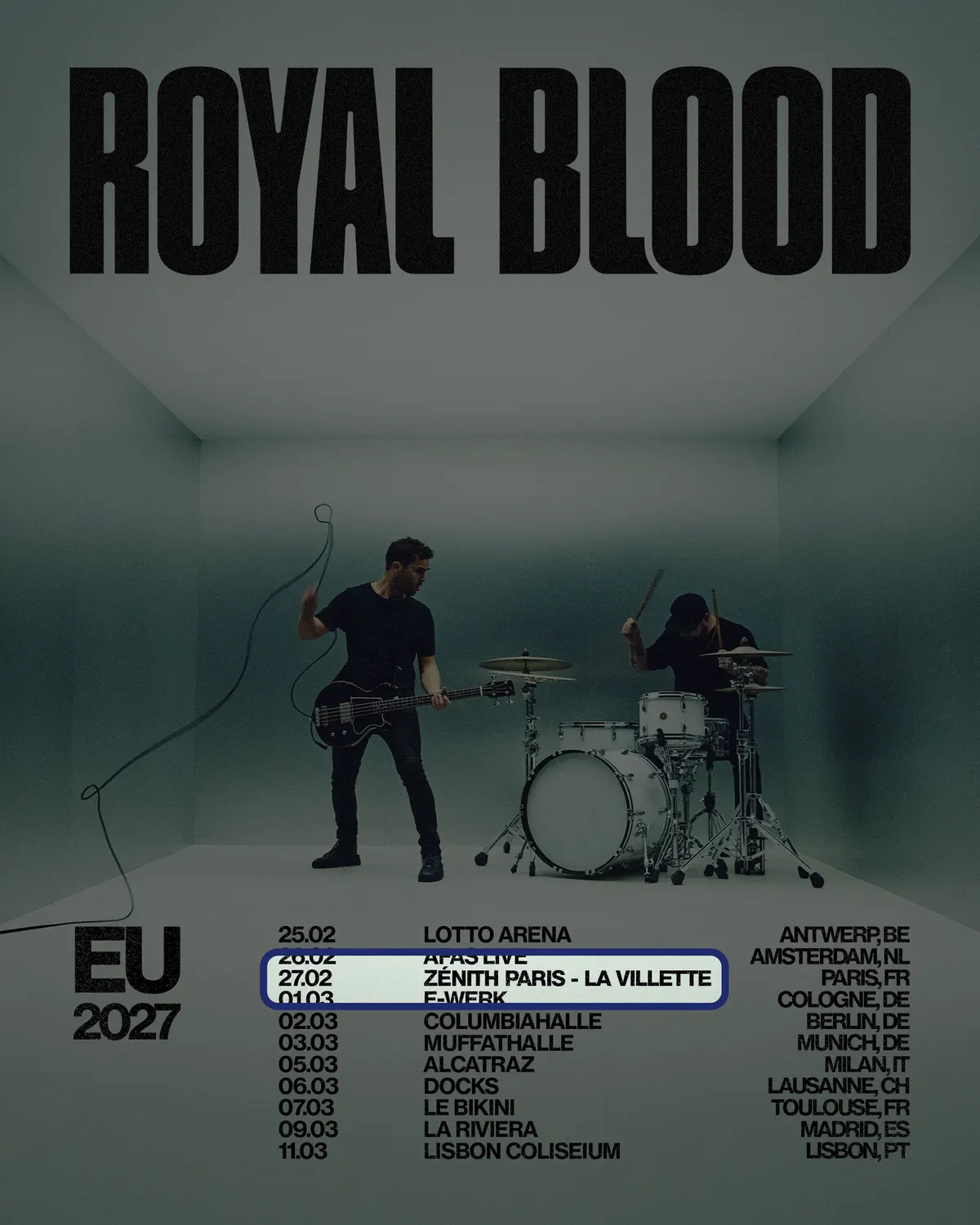 Locandina: Royal Blood – Zénith Paris - La Villette, Paris