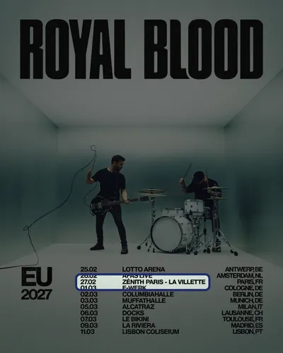 Locandina: Royal Blood – Zénith Paris - La Villette, Paris