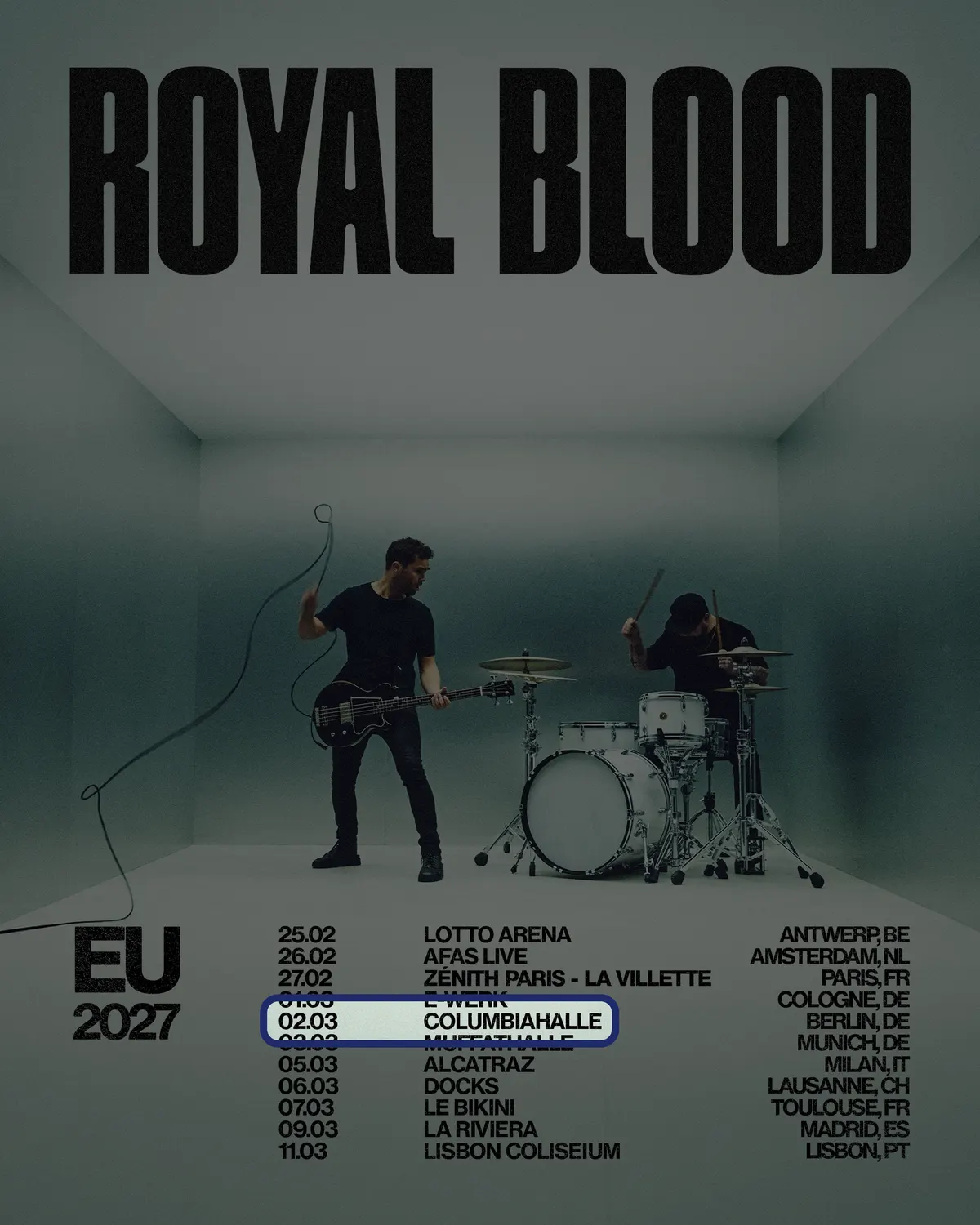 Locandina: Royal Blood – Columbiahalle, Berlin