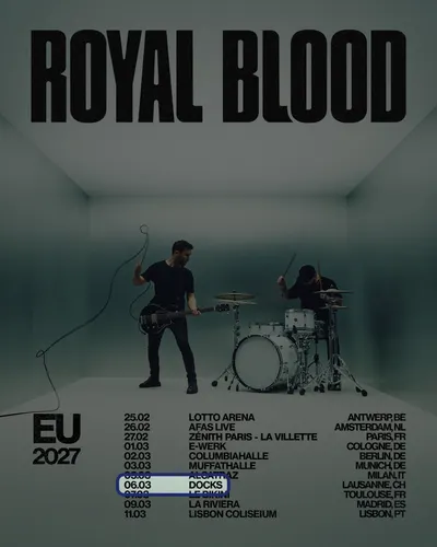 Locandina: Royal Blood – Docks, Lausanne