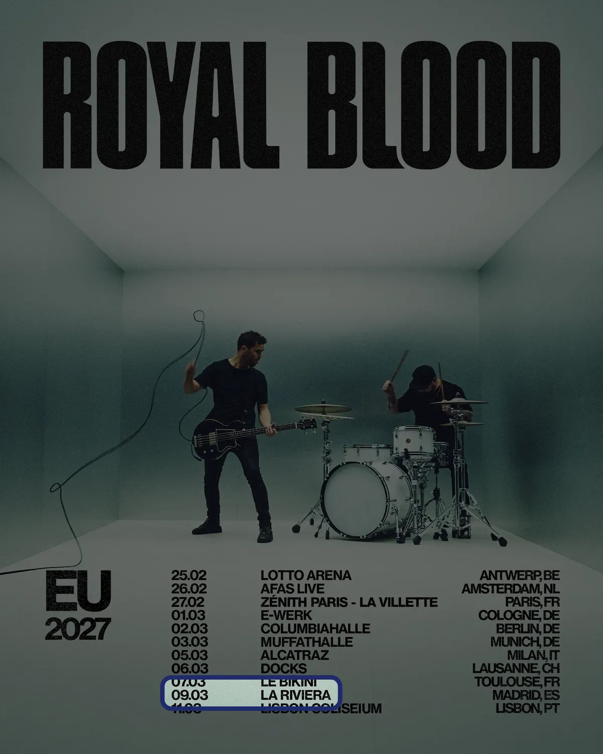 Locandina: Royal Blood – La Riviera, Madrid