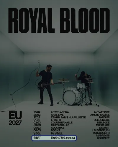 Locandina: Royal Blood – Lisbon Coliseum, Lisbon