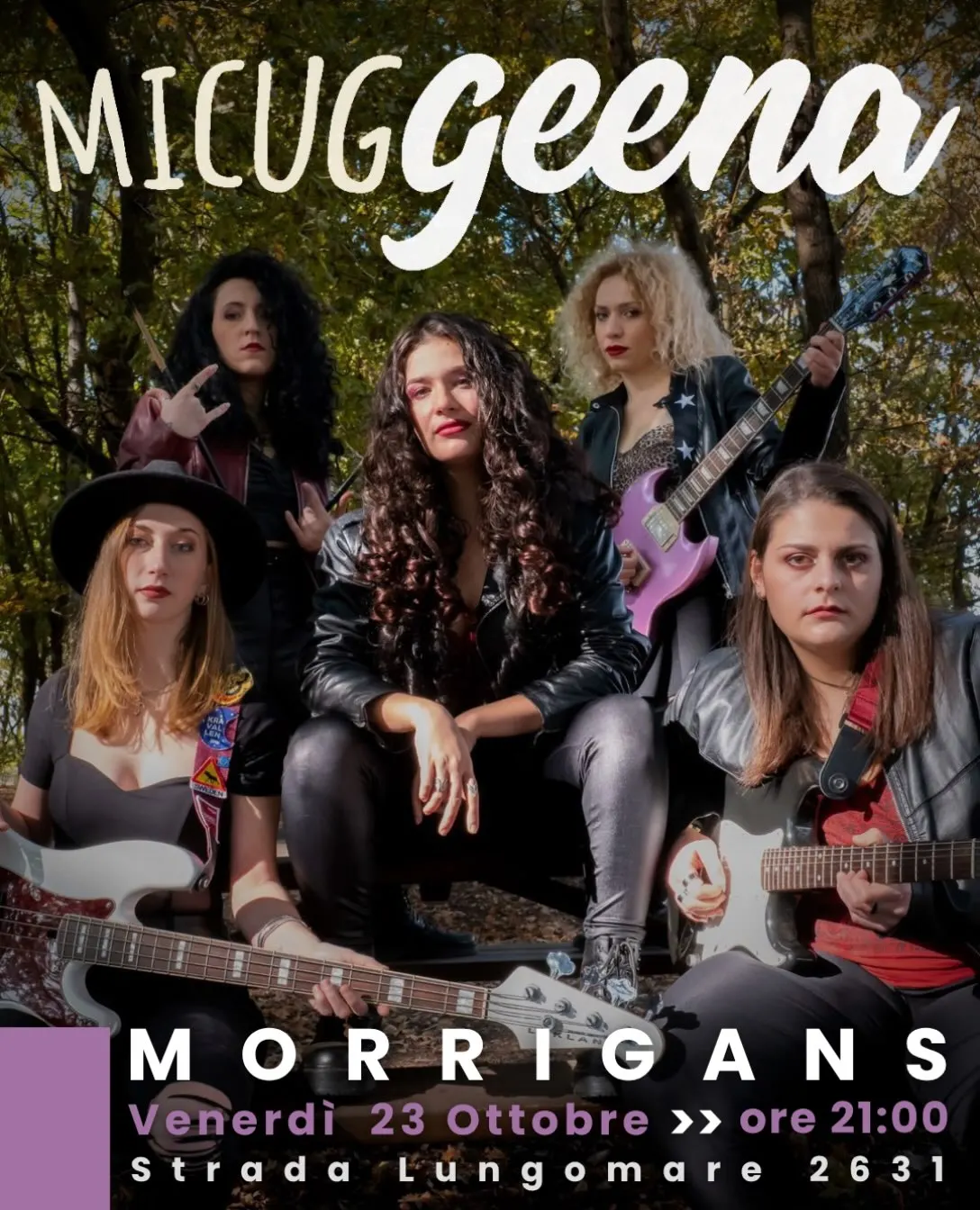 Locandina: Morrigans live da Micuggeena