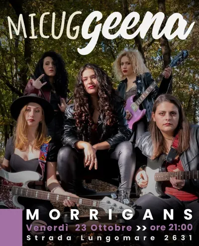 Locandina: Morrigans live da Micuggeena