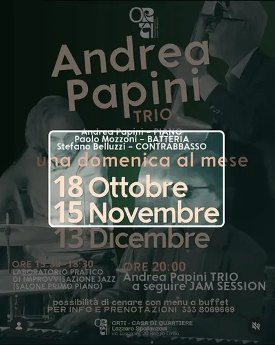 Locandina: Andrea Papini Trio + Jam session