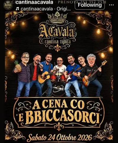 Locandina: A cena co e Bbiccasorci