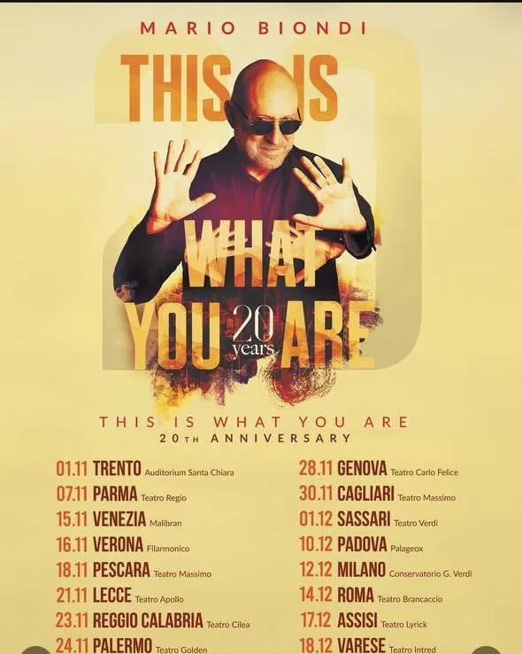 Locandina: Mario Biondi – This Is What You Are 20th Anniversary