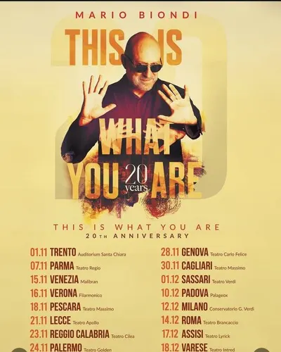 Locandina: Mario Biondi – This Is What You Are 20th Anniversary