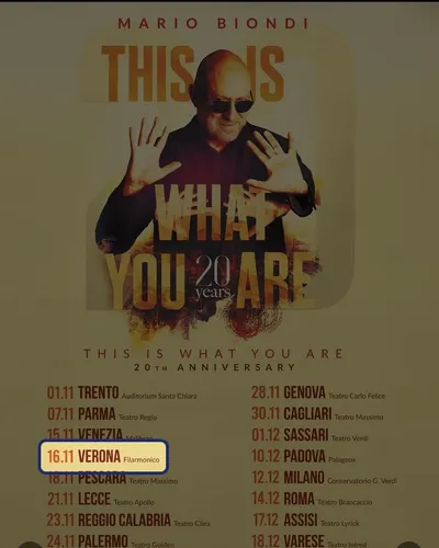 Locandina: Mario Biondi – Verona
