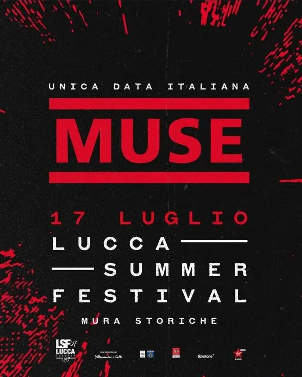 Locandina: Muse – Lucca Summer Festival