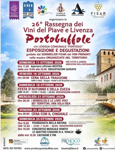 Locandina: Rassegna dei Vini del Piave e Livenza