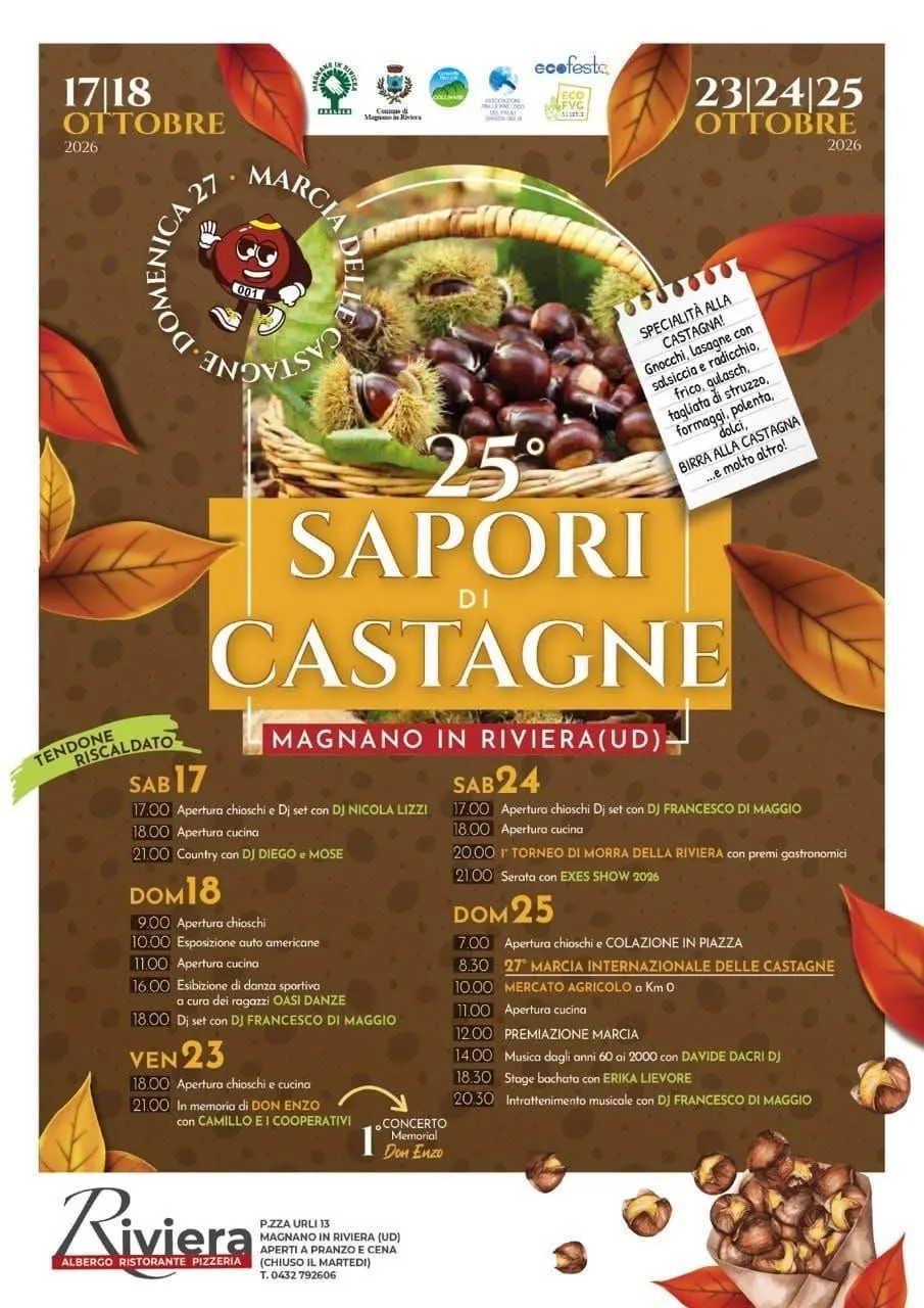 Locandina: Marcia Internazionale delle Castagne