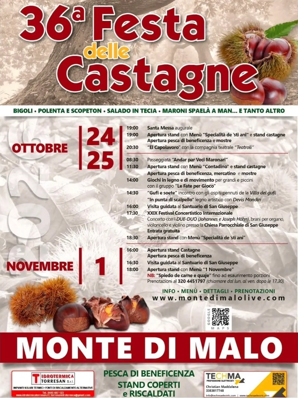 Locandina: Concerto del XXIX Festival Concertistico Internazionale (ingresso gratuito)