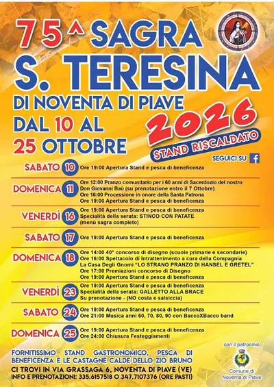 Locandina: Sagra di S. Teresina