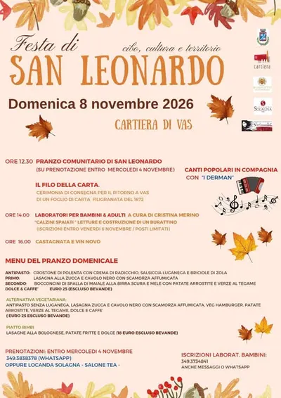 Locandina: Festa di San Leonardo