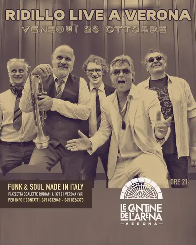 Locandina: Ridillo live a Verona