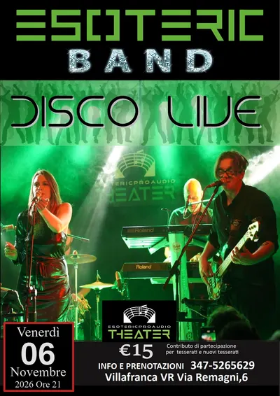 Locandina: Esoteric Band in Disco Live