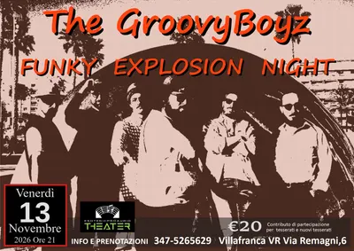 Locandina: The GroovyBoyz in Funky Explosion Night