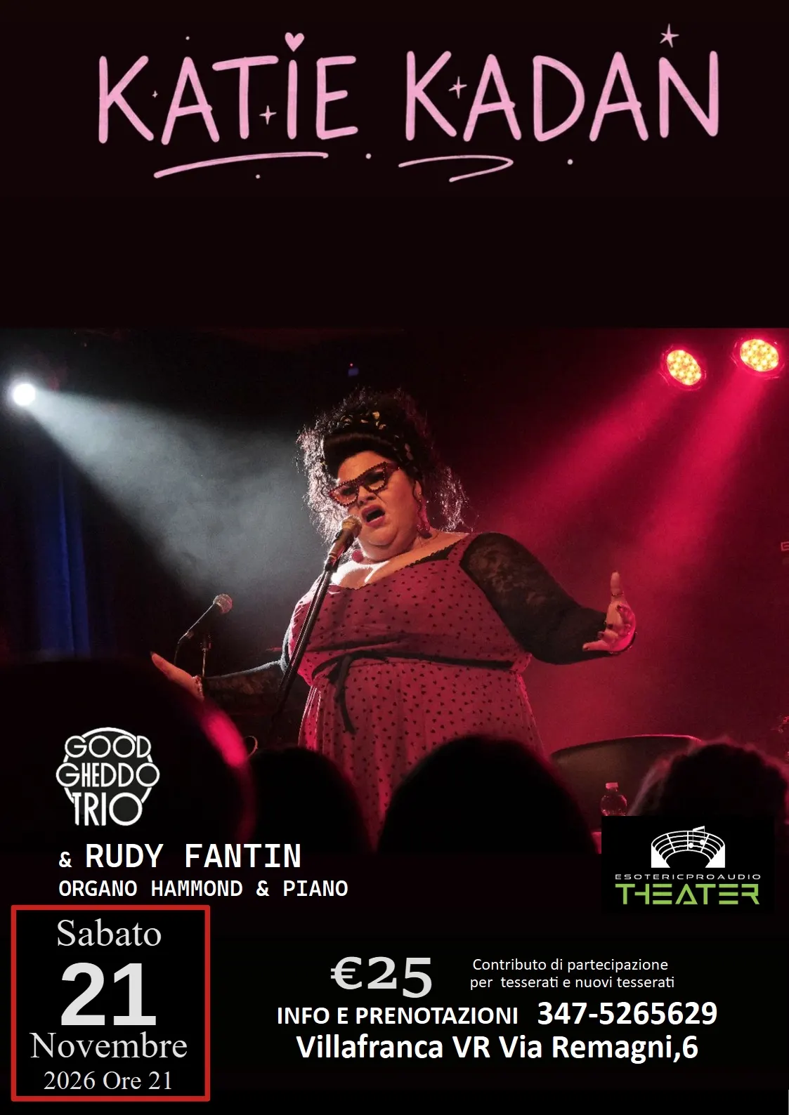 Locandina: Katie Kadan live
