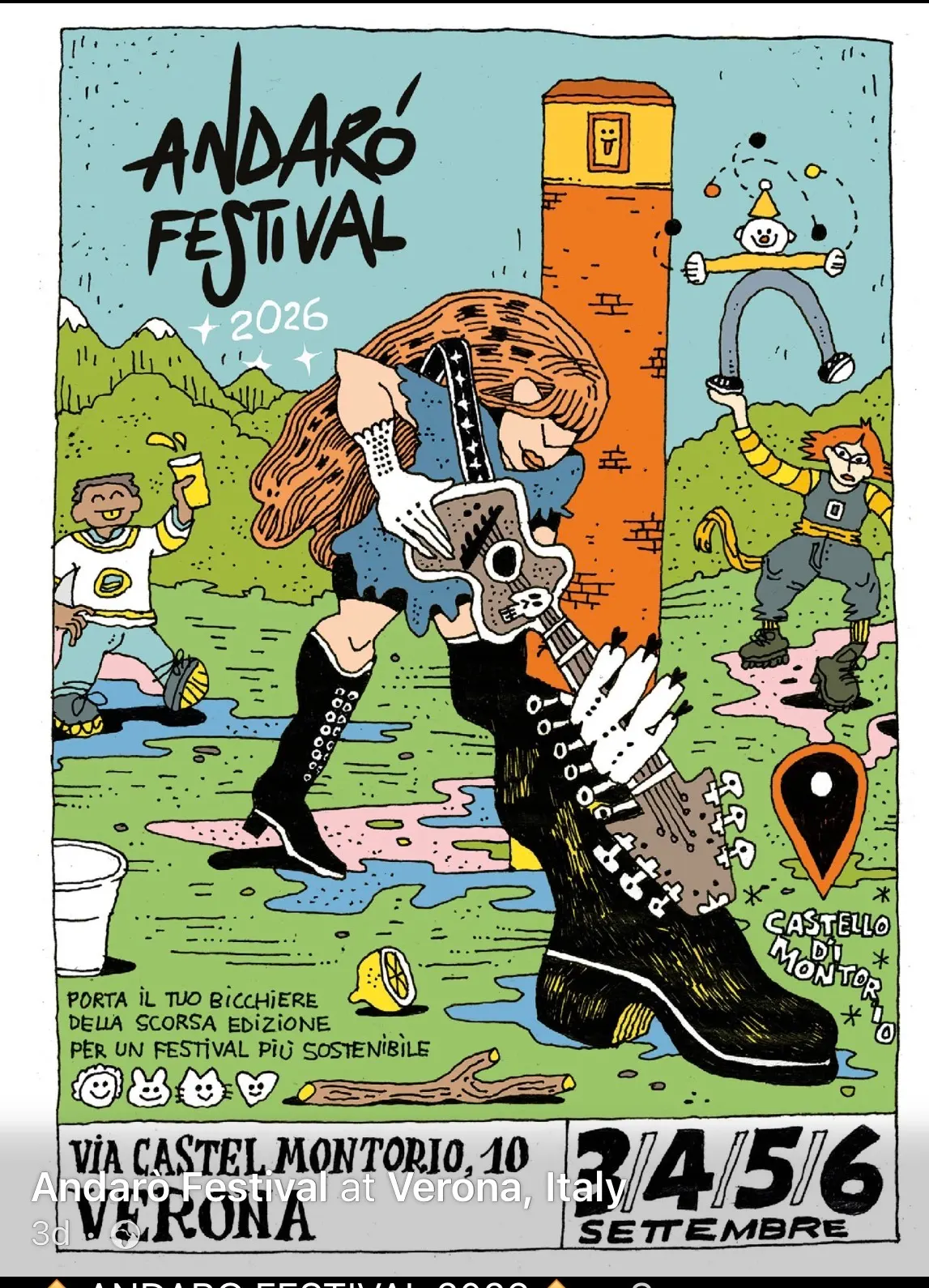 Locandina: Andarò Festival 2026