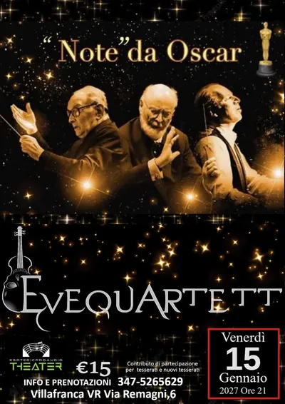 Locandina: Evequartett "Note da Oscar"