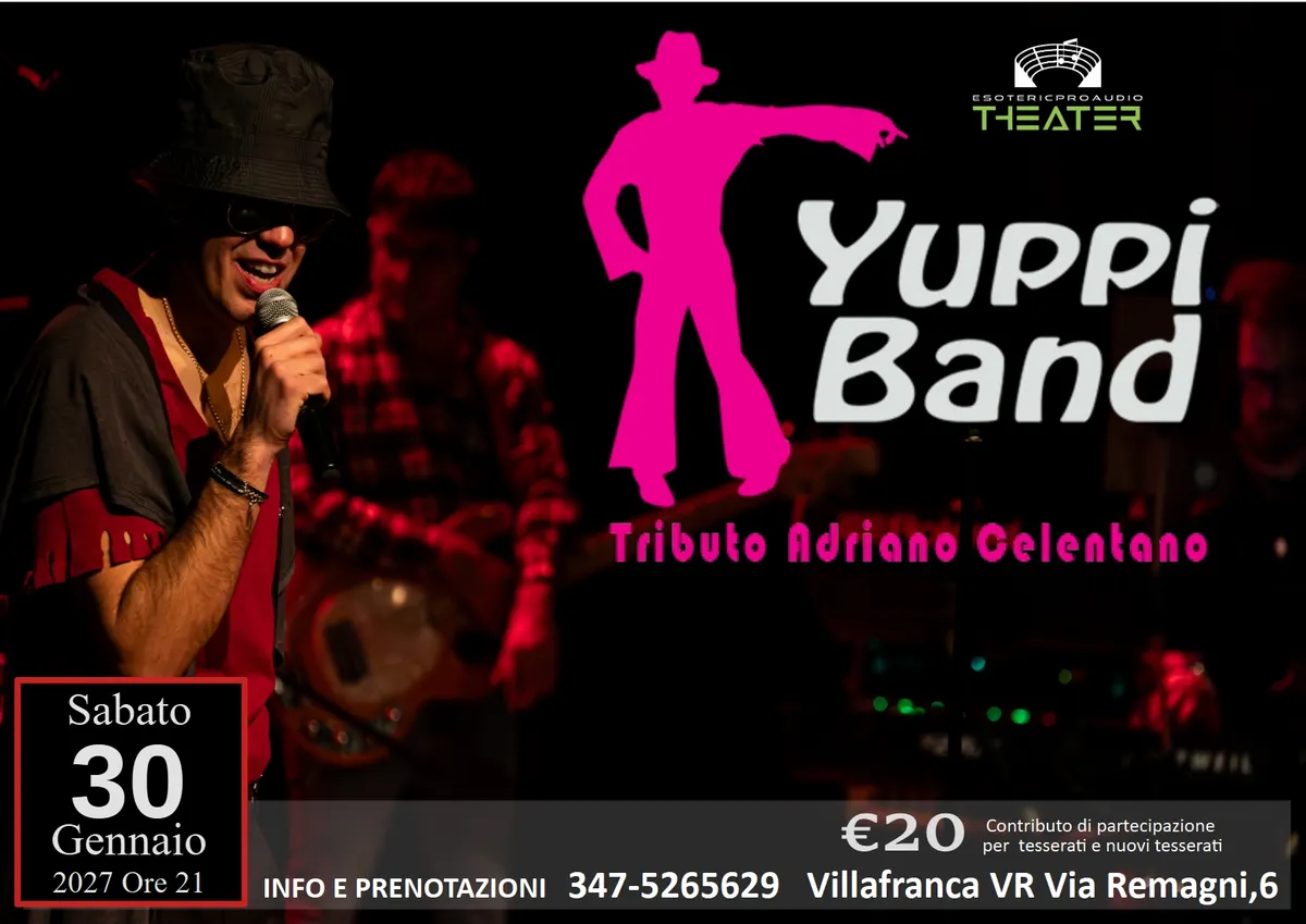Locandina: Yuppi Band – Tributo Adriano Celentano