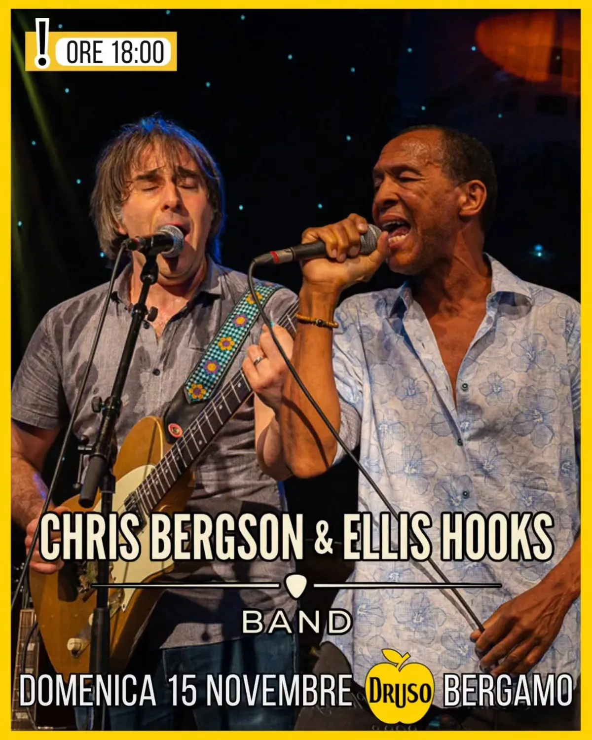 Locandina: Chris Bergson & Ellis Hooks Band