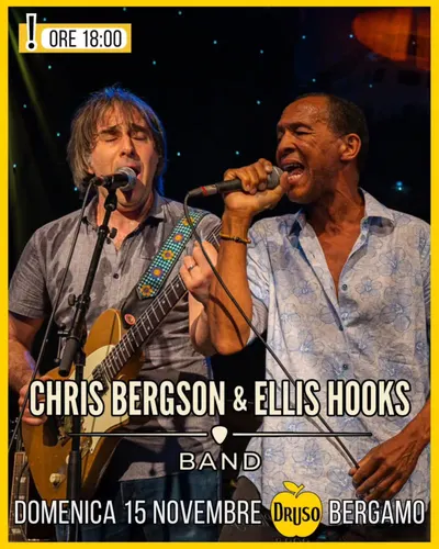 Locandina: Chris Bergson & Ellis Hooks Band