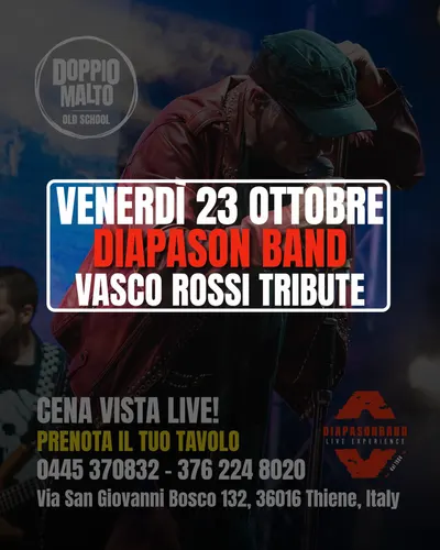Locandina: Diapasonband – Tributo a Vasco Rossi