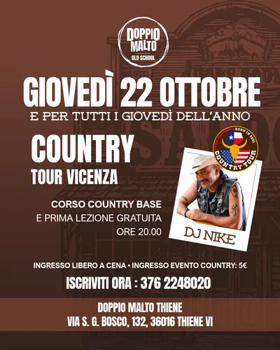 Locandina: Country Tour Vicenza
