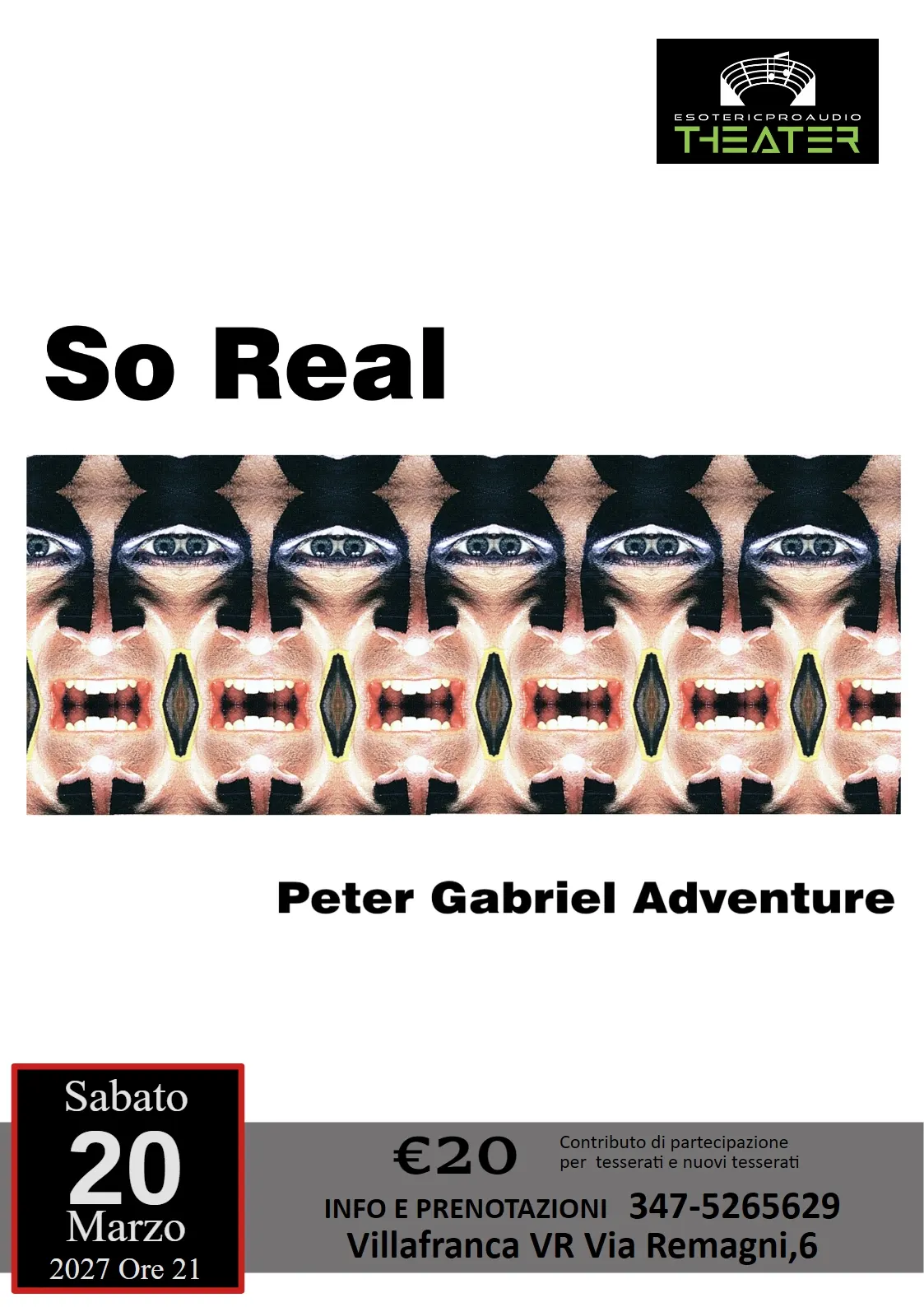 Locandina: So Real – Peter Gabriel Adventure