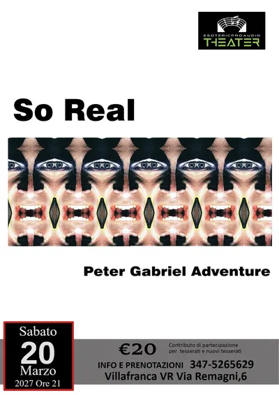 Locandina: So Real – Peter Gabriel Adventure