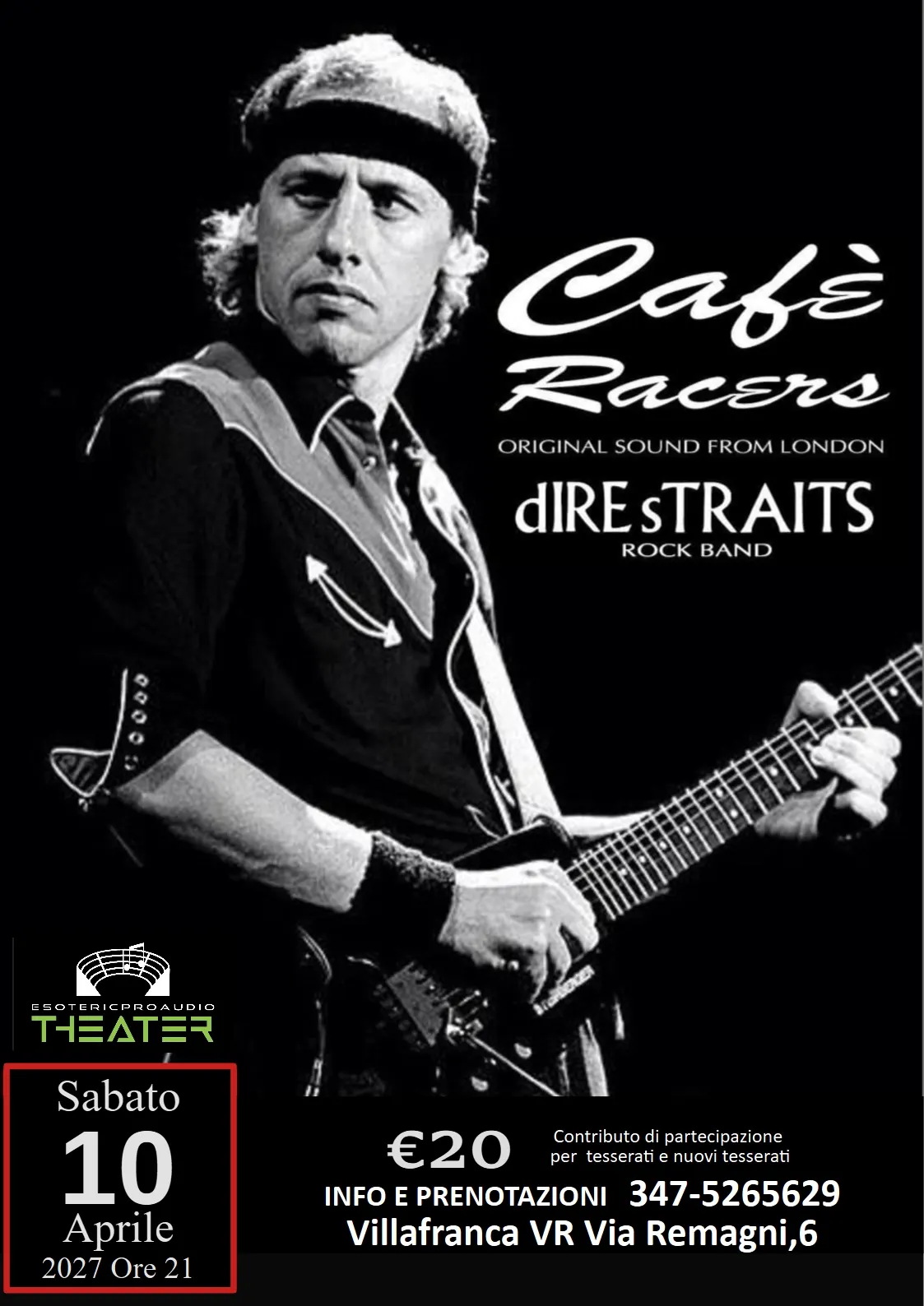 Locandina: Cafè Racers – Dire Straits Tribute