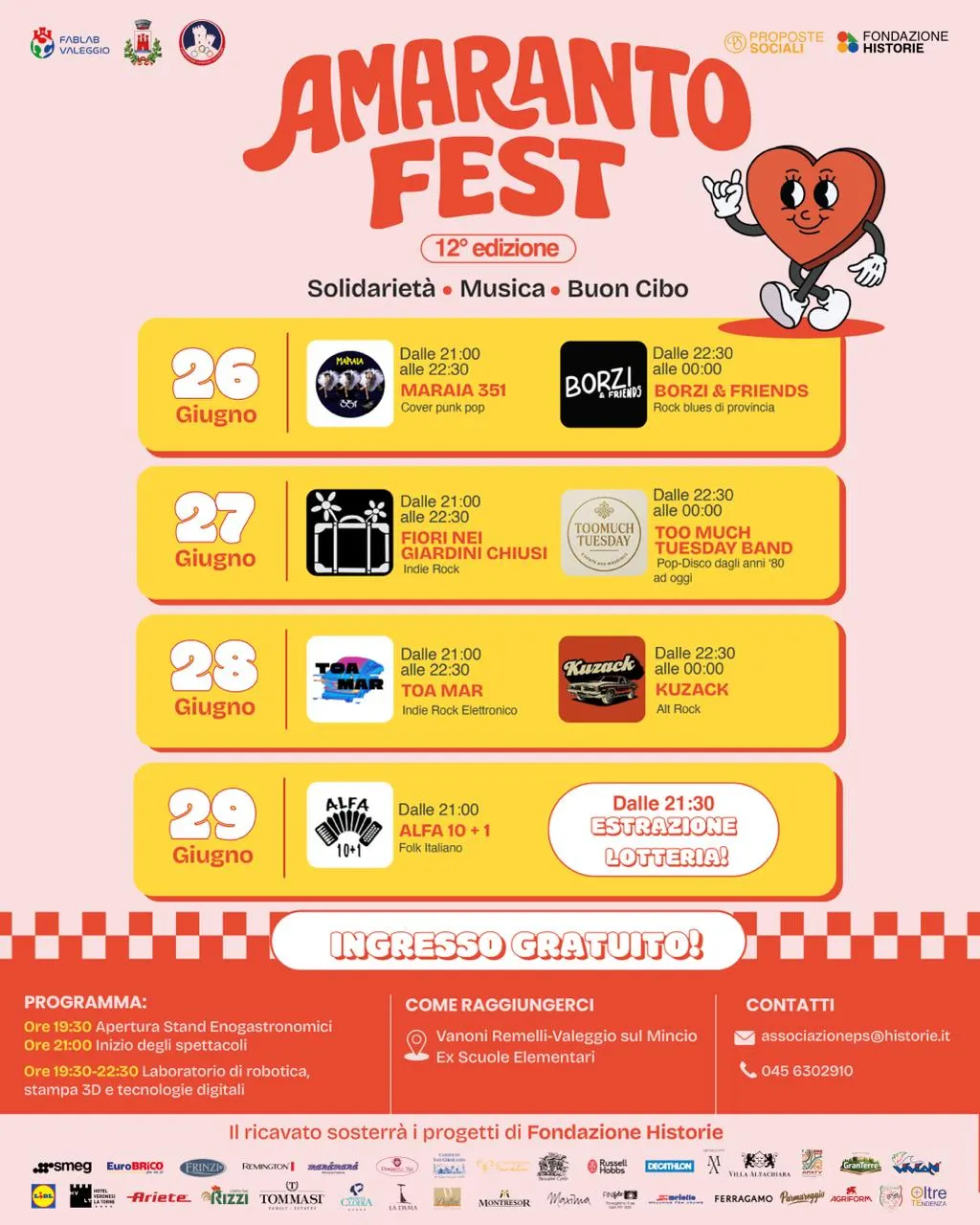 Locandina: Amaranto Fest