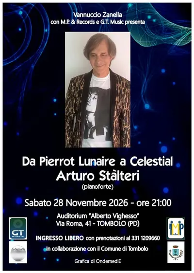 Locandina: Arturo Stalteri – Da Pierrot Lunaire a Celestial