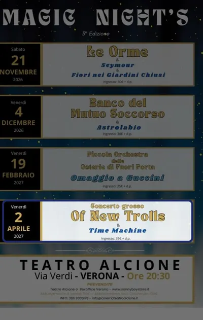 Locandina: Concerto Grosso – Of New Trolls