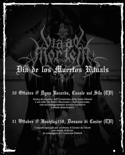 Locandina: Día de los Muertos Rituals – serata divulgativa