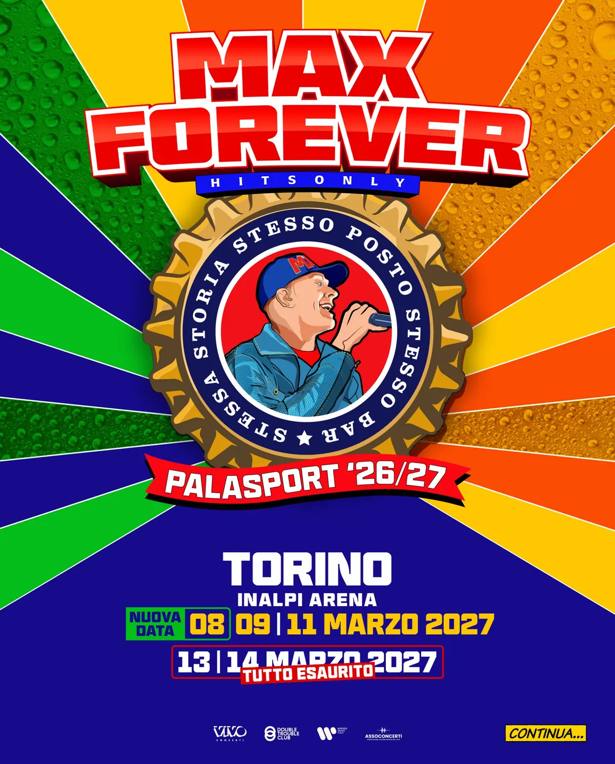 Locandina: Max Forever - Palasport '26/27